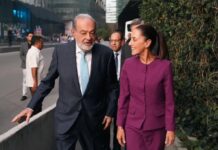 Sheinbaum se reúne con Carlos Slim para analizar pronósticos de 2026