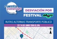 Habrá ajustes temporales en rutas urbanas por Festival Antojos en Paseo Bolívar